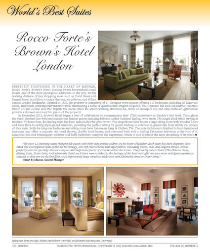 Rocco Forte's Brown's Hotel London